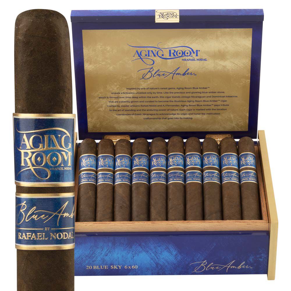 Aging Room Blue Amber Sky
