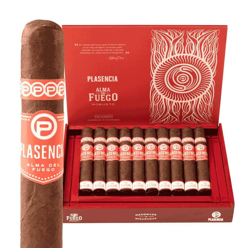 plasencia tobacco Plasencia Alma Del Fuego Plasencia Alma del Fuego Candente Robusto